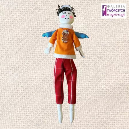 Bajkowy Aniołek (4) - Lalka tekstylna 42 cm